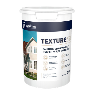 

Защитно-декоративный состав, Texture 651 RAL Design 110 90 20 База А / 10541