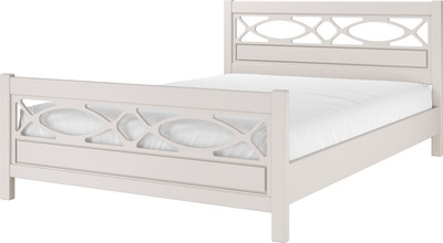 Полуторная кровать Bravo Мебель Лоренса 140х200 (льняной) -