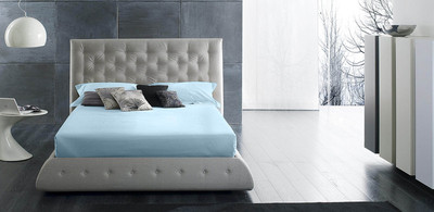 Простыня Primavelle 200х220х20 сатин Luxe на резинке / 114311408-crL18 (голубой) -