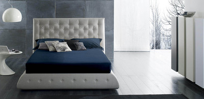 Простыня Primavelle 200х220х20 сатин Luxe на резинке / 114311408-crL15 (темно-синий) -