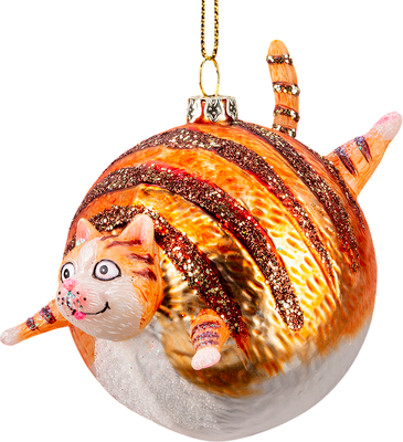 Елочная игрушка Erich Krause Decor. Кот кругленький / 59315