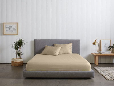 Простыня Primavelle 140х200 тенсель на резинке / 114461405-crT82 (экрю) -