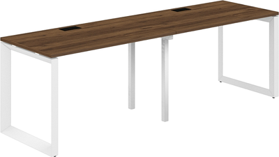 Комплект письменных столов Norden 240х70х75 / PR.222.DM.O59.WH (белый/дуб модена) - 