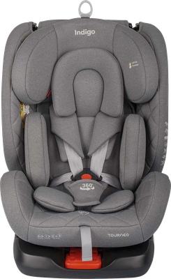 Автокресло INDIGO Tourneo S Isofix (серый) - 