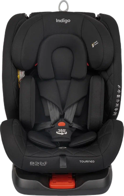Автокресло INDIGO Tourneo S Isofix (черный твил) - 
