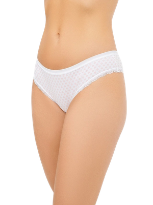 Трусы женские Mark Formelle 412281 (р.94, мелкий узор на белом) - 