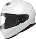 Мотошлем Shoei NXR 2 Plain (M, белый) - 