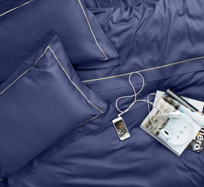 

Комплект постельного белья, Luxe-сатин Baratto 2сп Синий / 175215574-15B