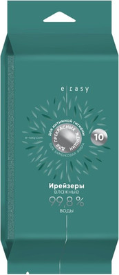 Влажные салфетки для интимной гигиены E-Rasy для женщин (10шт) - 
