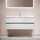 Тумба с умывальником Sancos Urban / UR120-1W + CN7006 (белый глянец) - 