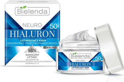 Крем для лица Bielenda Neuro Hyaluron Увлажняющий антивозрастной 50+ (50мл) - 