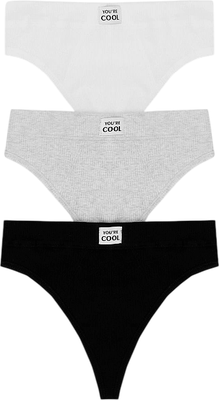 Комплект женских трусов Mark Formelle 412492-3 (р.106, белый-10/декор) - 