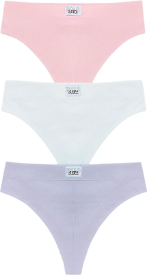 Комплект женских трусов Mark Formelle 412492-3 (р.98, лунная скала-1/декор) - 