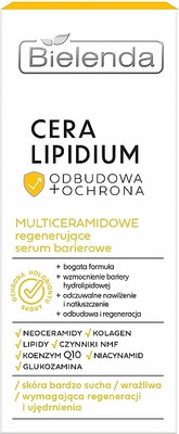 Сыворотка для лица Bielenda Cera Lipidium Мультикерамидная регенерирующая барьерная (30мл) - 
