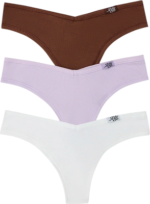 Комплект женских трусов Mark Formelle 412493-3 (р.106, белый-1/декор) - 