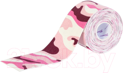 Кинезио тейп Tmax Pattern Pink / 423426 (розовый/красный/белый)