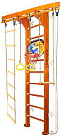 Детский спортивный комплекс Kampfer Wooden Ladder Wall Basketball Shield (классический/белый, стандарт) - 