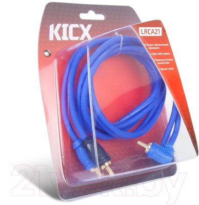 Межблочный кабель для автоакустики Kicx LRCA 21