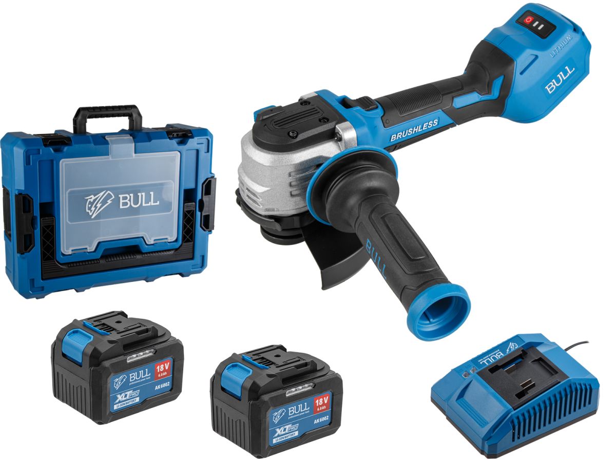 Профессиональная угловая шлифмашина Bull CSG 1812-1 SR Xcase XLTpro / 1333998