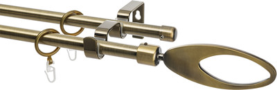 

Карниз для штор, Лайт Эллипс 16мм+16мм двухрядный