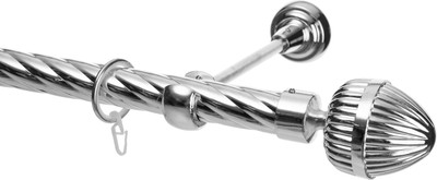 Карниз для штор Sundays Home Шайн Одеон 25мм однорядный (хром, 4м) -