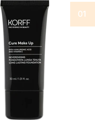 Тональный крем KORFF Cure Make Up Neverending Long Lasting Foundation тон 01 (30мл) - 