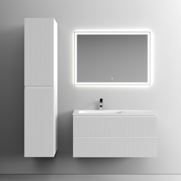 Купить Тумба с умывальником Sancos Snob T / SNT100LW + L CN7014 в Молодечно