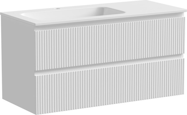 Купить Тумба с умывальником Sancos Snob T / SNT100LW + L CN7014 в Молодечно