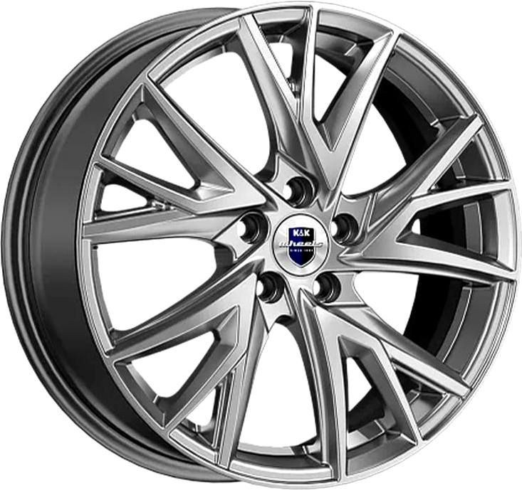 Литой диск K&K Кайлас 18x6.5" 5x114.3мм DIA 67.1мм ET 35мм Дарк платинум