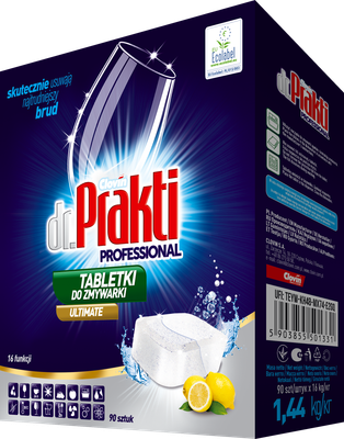 Таблетки для посудомоечных машин Dr.Prakti Professional (90шт) - 