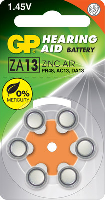 

Комплект батареек, GP ZA13F-ELTD6