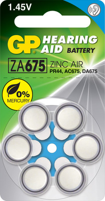 Комплект батареек GP Batteries ZA675F-ELTD6 (6шт) -