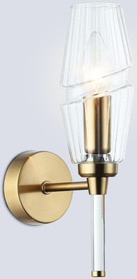 Бра Ambrella LH55204 BS/CL (латунь/прозрачный) -