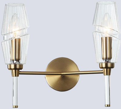 Бра Ambrella LH55206/2 BS/CL (латунь/прозрачный) - 