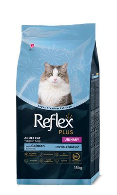 Сухой корм для кошек Reflex Plus Urinary с лососем (15кг) - 