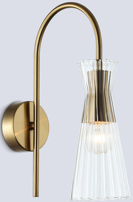 Бра Ambrella LH55705 BS/CL (латунь/прозрачный) - 