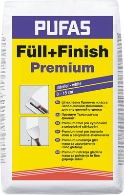 

Шпатлевка, Full+Finish Premium заполняющая финишная