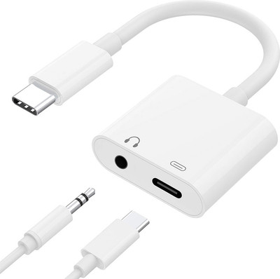 

Кабель/переходник, с Type-C + 3.5мм на Type-C