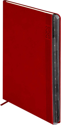 Еженедельник Escalada Буйвол 2026 / 70335 (80л, красный) -