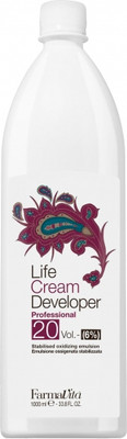 Крем для окисления краски Farmavita Life 20 vol. 6% (1л) -