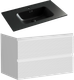 Тумба с умывальником Sancos Folk FL80W + CN7005MB -