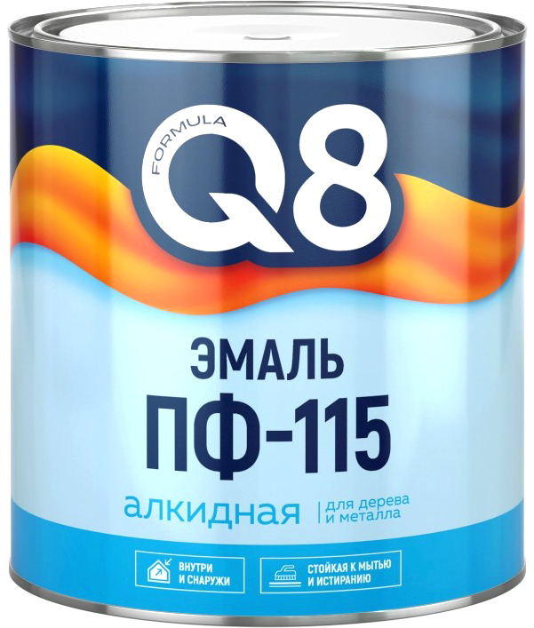 Эмаль Formula Q8 ПФ-115 (1.8кг, серый)