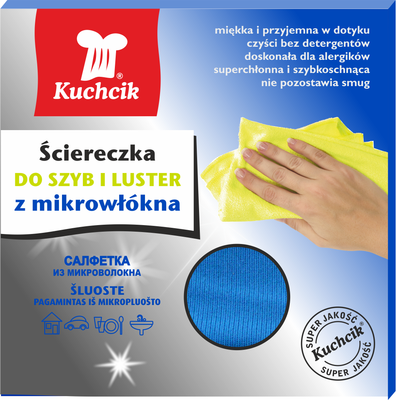 Салфетка хозяйственная Kuchcik для стекла 30x30см -