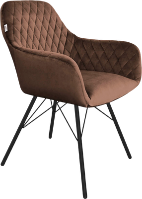 Стул Sheffilton SHT-ST38/S370-VP (кофейный ликер/черный муар) -