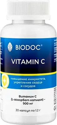 Витамин Biodoc Vitamin C Caps (30 капсул) - 