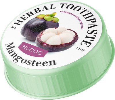 Зубная паста Biodoc Thai Herbal Toothpaste Mangosteen (30г) - 