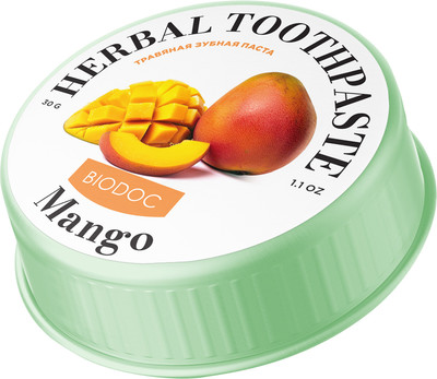 Зубная паста Biodoc Thai Herbal Toothpaste Mango (30г) - 