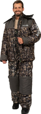 Костюм для охоты и рыбалки Huntsman Альтаир -45°C КМФ 005 (р.60-62/170-176, хаки) -