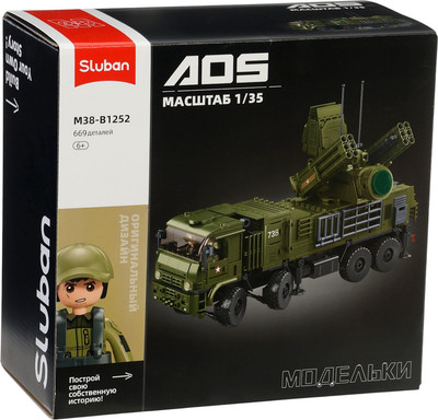 Конструктор Sluban ПВО Ракетный комплекс ВС РФ M38-B1252 / 10893584 -