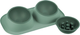 Набор мисок для животных Homepet Frost Touch Maxi / 89785 (2шт, нефритовый) - 